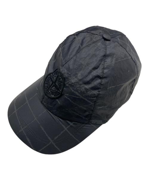 STONE ISLAND（ストーンアイランド）STONE ISLAND (ストーンアイランド) キャップ ブラック サイズ:Lの古着・服飾アイテム
