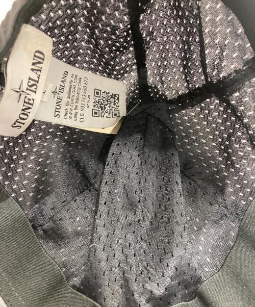 STONE ISLAND（ストーンアイランド）STONE ISLAND (ストーンアイランド) キャップ ブラック サイズ:Lの古着・服飾アイテム