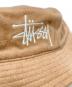 中古・古着 stussy (ステューシー) FUZZY WOOL BASIC BUCKET ブラウン：5000円