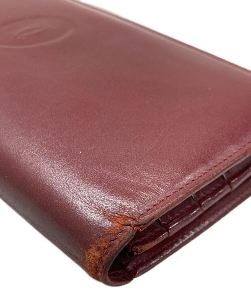 Cartier（カルティエ）Cartier (カルティエ) マストライン 長財布 ボルドーの古着・服飾アイテム