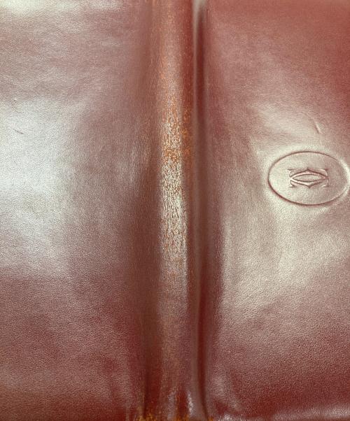 Cartier（カルティエ）Cartier (カルティエ) マストライン 長財布 ボルドーの古着・服飾アイテム