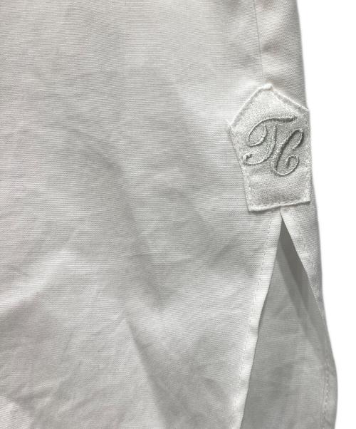 TOMORROW LAND collection（トゥモローランドコレクション）TOMORROW LAND collection (トゥモローランドコレクション) コンパクトブロード シフォンボウタイブラウス ホワイト サイズ:36の古着・服飾アイテム