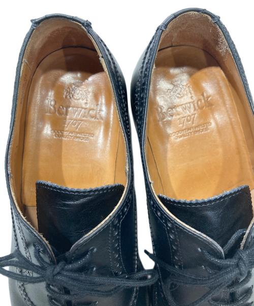 berwick（バーウィック）berwick (バーウィック) ウィングチップシューズ ブラック サイズ:8　1/2の古着・服飾アイテム