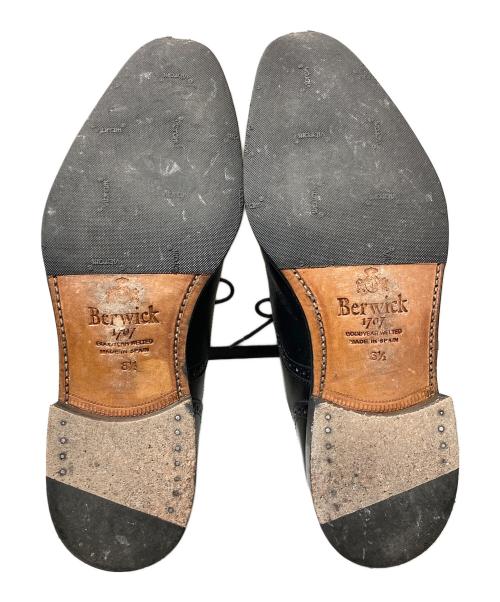 berwick（バーウィック）berwick (バーウィック) ウィングチップシューズ ブラック サイズ:8　1/2の古着・服飾アイテム