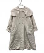 Snidelスナイデル）の古着「ビッグカラーリバーコート」｜ベージュ