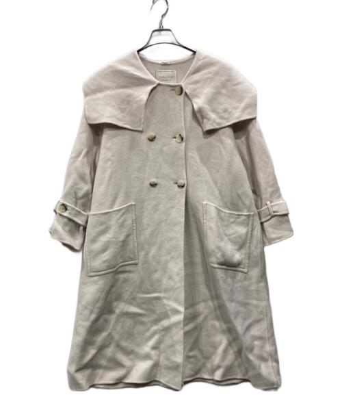 Snidel（スナイデル）Snidel (スナイデル) ビッグカラーリバーコート ベージュの古着・服飾アイテム