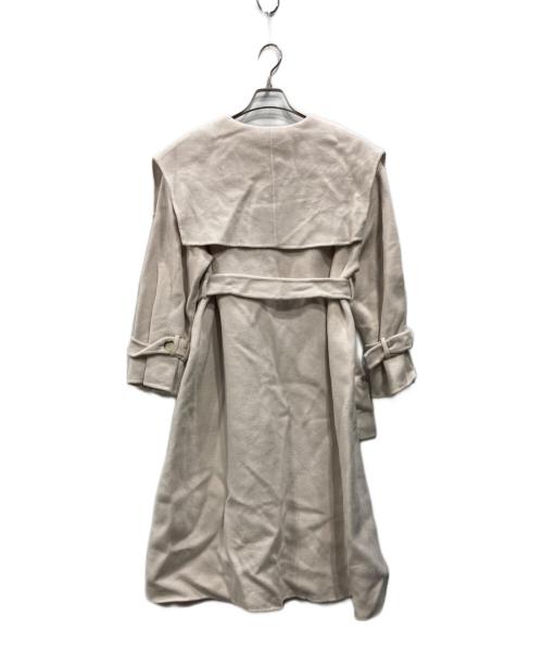 Snidel（スナイデル）Snidel (スナイデル) ビッグカラーリバーコート ベージュの古着・服飾アイテム