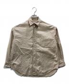 FRAMeWORKフレームワーク）の古着「コットンレギュラーカラーシャツ」｜ベージュ