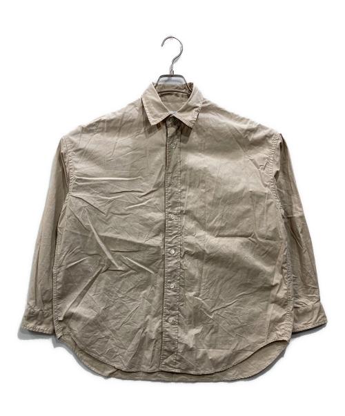FRAMeWORK（フレームワーク）FRAMeWORK (フレームワーク) コットンレギュラーカラーシャツ ベージュ サイズ:Freeの古着・服飾アイテム
