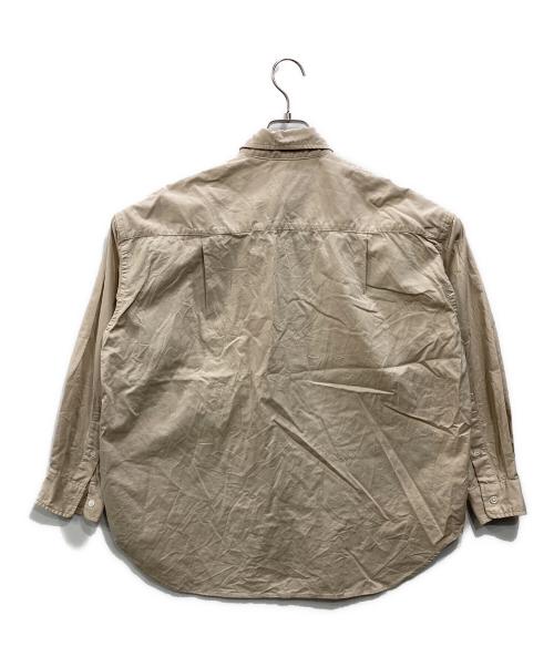 FRAMeWORK（フレームワーク）FRAMeWORK (フレームワーク) コットンレギュラーカラーシャツ ベージュ サイズ:Freeの古着・服飾アイテム