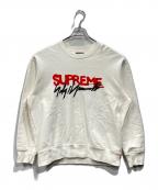 SUPREME×YOHJI YAMAMOTOシュプリーム×ヨウジヤマモト）の古着「Logo Crewneck」｜ホワイト