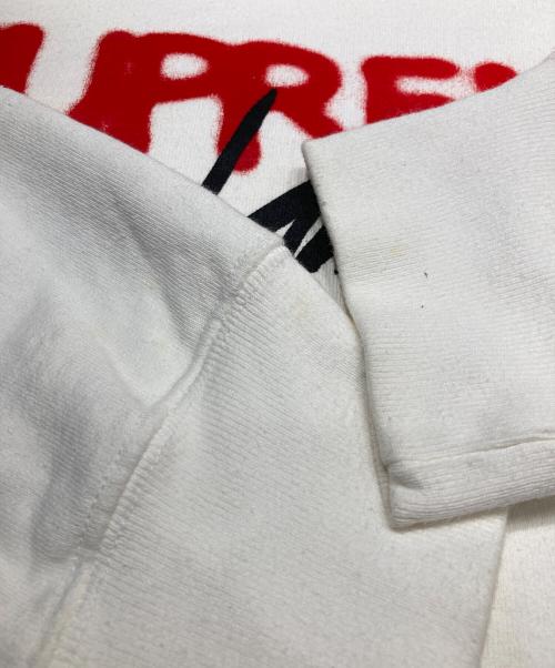 SUPREME（シュプリーム）Supreme (シュプリーム) YOHJI YAMAMOTO (ヨウジヤマモト) Logo Crewneck ホワイト サイズ:Ｍの古着・服飾アイテム
