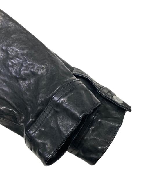 ISAMU KATAYAMA BACKLASH（イサムカタヤマ・バックラッシュ）ISAMU KATAYAMA BACKLASH (イサムカタヤマ・バックラッシュ) ITALY SHOULDER GARMENT DYED 2ND JACKET ブラック サイズ:Mの古着・服飾アイテム