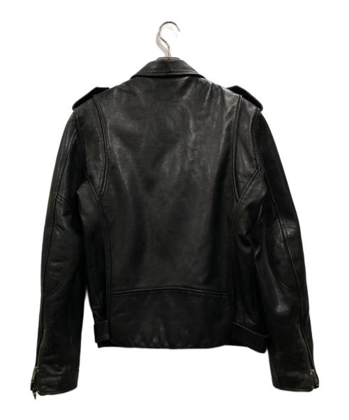 BLK DNM（ブラック デニム）BLK DNM (ブラック デニム) ダブルライダースジャケット ブラック サイズ:Ｍの古着・服飾アイテム