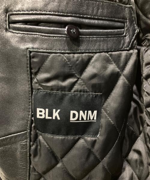 BLK DNM（ブラック デニム）BLK DNM (ブラック デニム) ダブルライダースジャケット ブラック サイズ:Ｍの古着・服飾アイテム