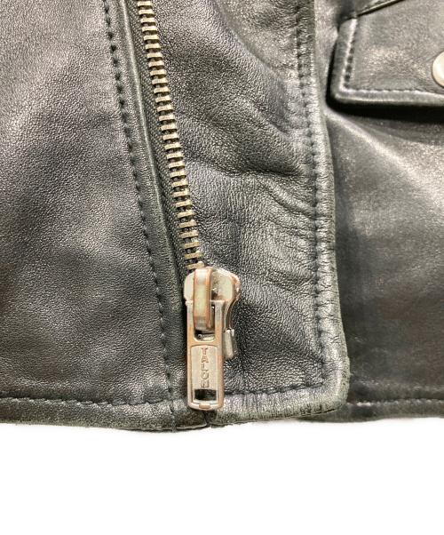 BLK DNM（ブラック デニム）BLK DNM (ブラック デニム) ダブルライダースジャケット ブラック サイズ:Ｍの古着・服飾アイテム