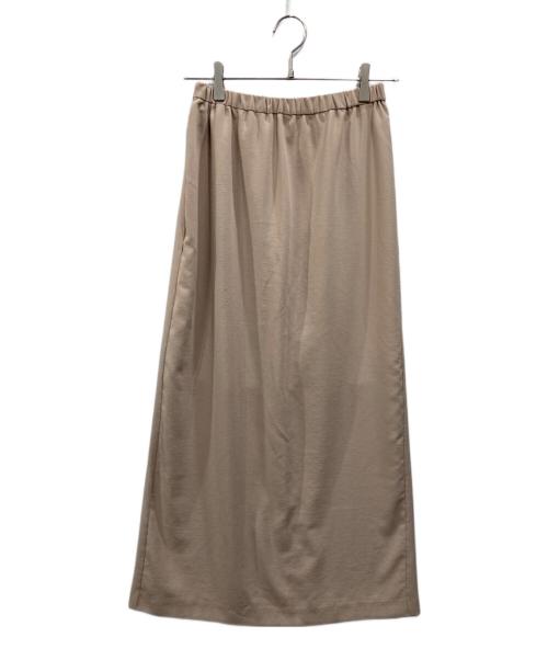 COLLAGE GALLARDAGALANTE（コラージュ ガリャルダガランテ）COLLAGE GALLARDAGALANTE (コラージュ ガリャルダガランテ) ジャージスリットスカート ベージュ サイズ:Freeの古着・服飾アイテム