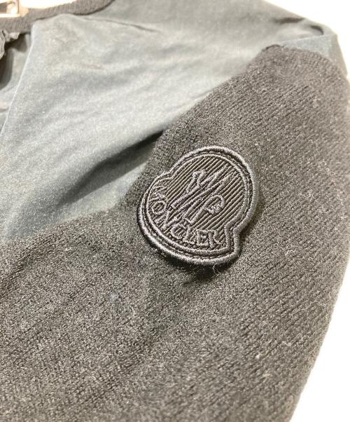 MONCLER（モンクレール）MONCLER (モンクレール) Cardigan Tricot フリルジップカーディガン ブラック サイズ:Ｓの古着・服飾アイテム