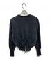 MONCLER (モンクレール) Cardigan Tricot フリルジップカーディガン ブラック サイズ:Ｓ：20000円