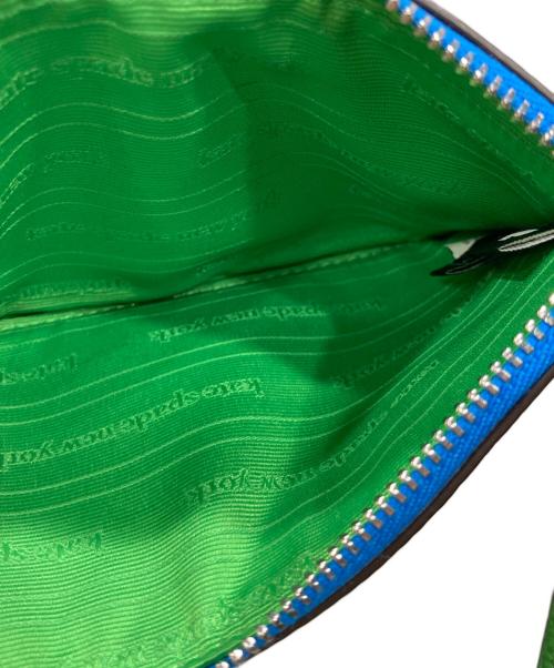 Kate Spade（ケイトスペード）Kate Spade (ケイトスペード) アヴァ カラーブロックド コイン カード ケース リスレット ブルー×グリーンの古着・服飾アイテム