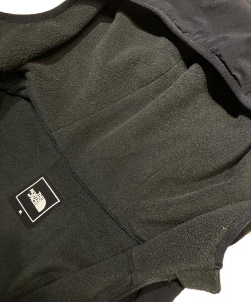 THE NORTH FACE（ザ ノース フェイス）THE NORTH FACE (ザ ノース フェイス) Hybrid Nylon Fleece Hoodie ブラック サイズ:XLの古着・服飾アイテム