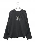 COLLAGE GALLARDAGALANTEコラージュ ガリャルダガランテ）の古着「2WAYラグランジョーゼットロンT」｜グレー