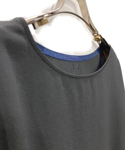 COLLAGE GALLARDAGALANTE（コラージュ ガリャルダガランテ）COLLAGE GALLARDAGALANTE (コラージュ ガリャルダガランテ) ジャージ袖リブブラウス ブラック サイズ:Freeの古着・服飾アイテム