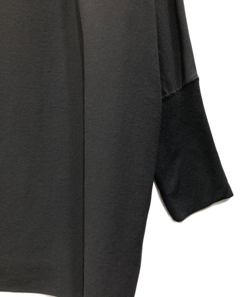 COLLAGE GALLARDAGALANTE（コラージュ ガリャルダガランテ）COLLAGE GALLARDAGALANTE (コラージュ ガリャルダガランテ) ジャージ袖リブブラウス ブラック サイズ:Freeの古着・服飾アイテム