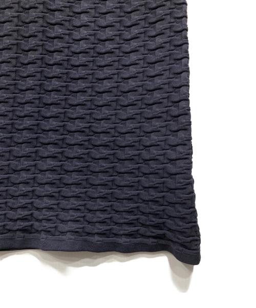 LOUNIE（ルーニー）LOUNIE (ルーニー) リンクス柄ニットスカート ネイビー サイズ:Freeの古着・服飾アイテム