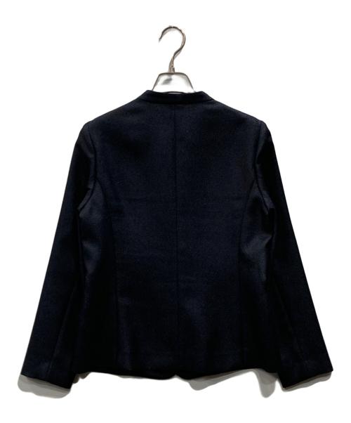 ANAYI（アナイ）ANAYI (アナイ) ノーカラージャケット ネイビー サイズ:38の古着・服飾アイテム