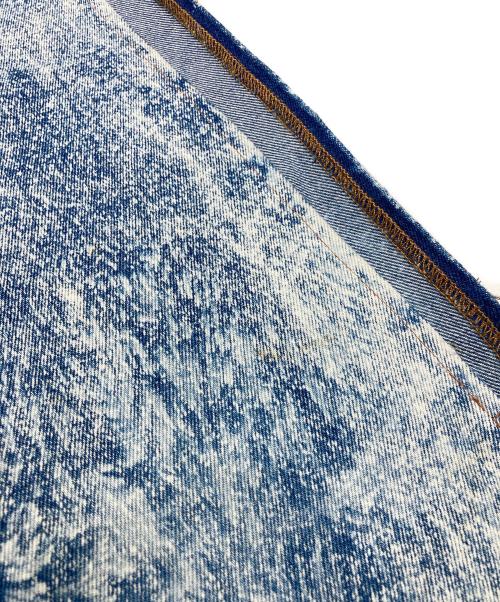 MSGM（エムエスジーエム）MSGM (エムエスジーエム) ケミカルウォッシュ加工デニムパンツ インディゴ サイズ:40の古着・服飾アイテム