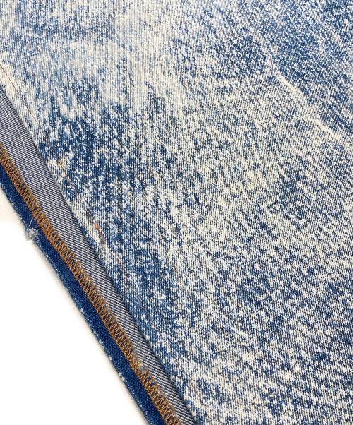 MSGM（エムエスジーエム）MSGM (エムエスジーエム) ケミカルウォッシュ加工デニムパンツ インディゴ サイズ:40の古着・服飾アイテム