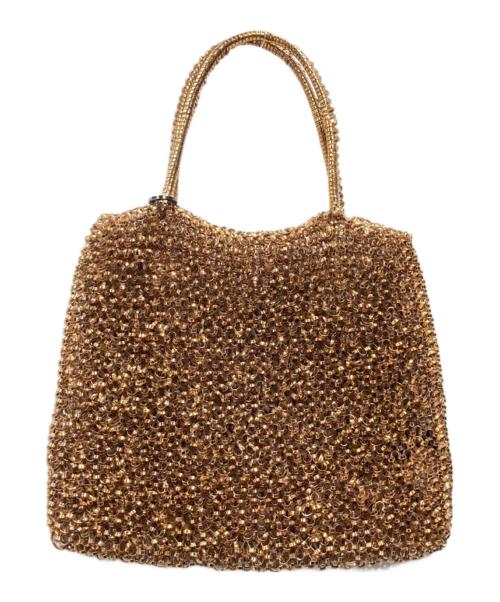 ANTEPRIMA（アンテプリマ）ANTEPRIMA (アンテプリマ) ワイヤーハンドバッグ ゴールドの古着・服飾アイテム