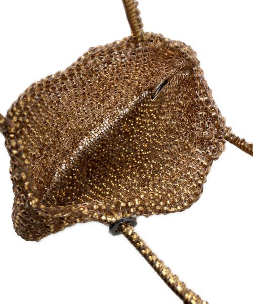 ANTEPRIMA（アンテプリマ）ANTEPRIMA (アンテプリマ) ワイヤーハンドバッグ ゴールドの古着・服飾アイテム