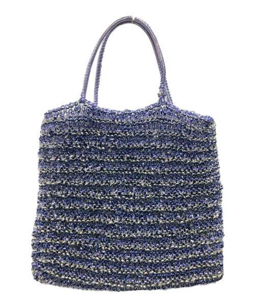 ANTEPRIMA（アンテプリマ）ANTEPRIMA (アンテプリマ) ワイヤーハンドバッグ ブルーの古着・服飾アイテム