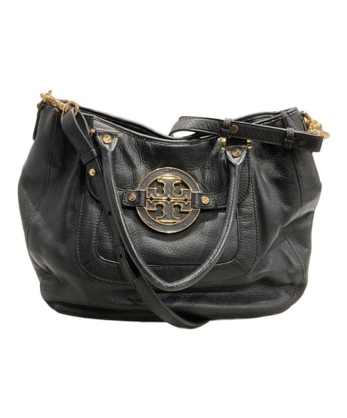 TORY BURCH（トリーバーチ）TORY BURCH (トリーバーチ) アマンダ 2WAYバッグ ブラックの古着・服飾アイテム