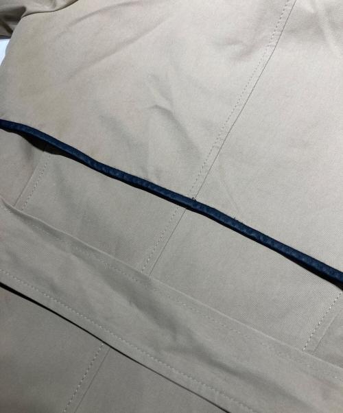 theory（セオリー）theory (セオリー) レザーパイピングトレンチコート ブラウン サイズ:Ｓの古着・服飾アイテム