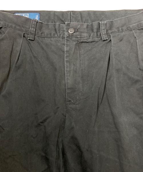POLO RALPH LAUREN（ポロ・ラルフローレン）POLO RALPH LAUREN (ポロ・ラルフローレン) 2タックパンツ ブラック サイズ:32/34の古着・服飾アイテム