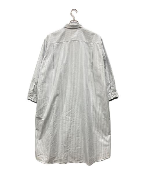 DANTON（ダントン）DANTON (ダントン) ストライプシャツワンピース スカイブルー サイズ:Sの古着・服飾アイテム