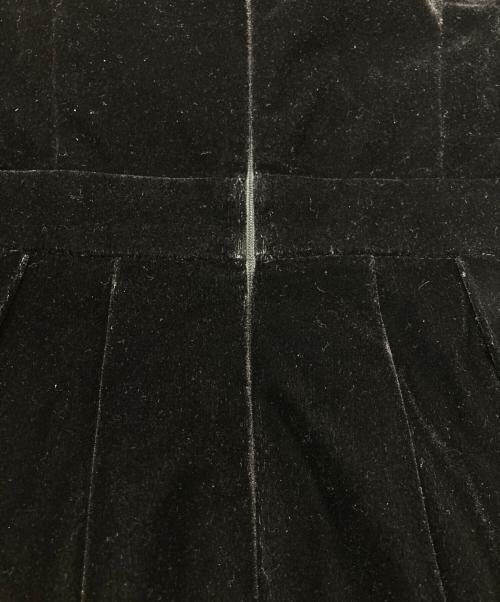 HER LIP TO（ハーリップトゥ）HER LIP TO (ハーリップトゥ) Embroidered Velour Midi Dress ブラック サイズ:Ｍの古着・服飾アイテム