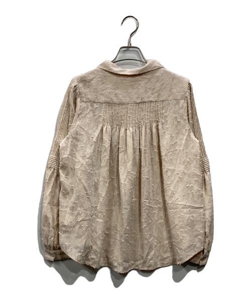 HER LIP TO（ハーリップトゥ）Her lip to (ハーリップトゥ) Bow-Tie Lace Trimming Blouse ベージュ サイズ:Ｍの古着・服飾アイテム