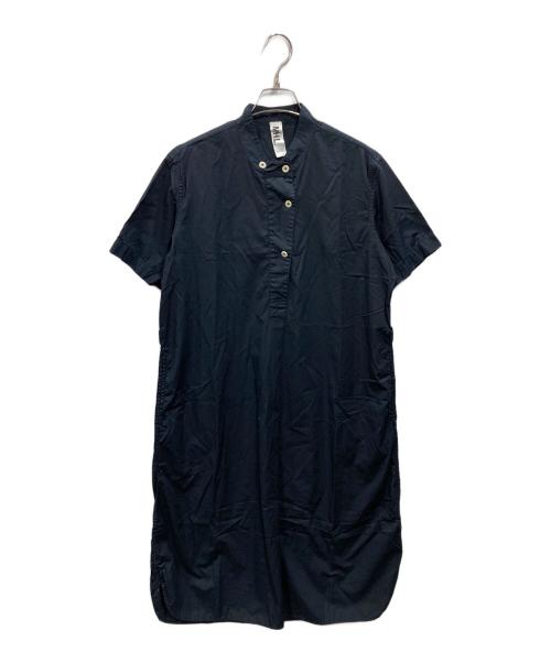 MHL（エムエイチエル）MHL (エムエイチエル) シャツワンピース ネイビー サイズ:1の古着・服飾アイテム