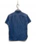 ORGUEIL (オルゲイユ) S/Sストライプシャツ インディゴ サイズ:M：4000円