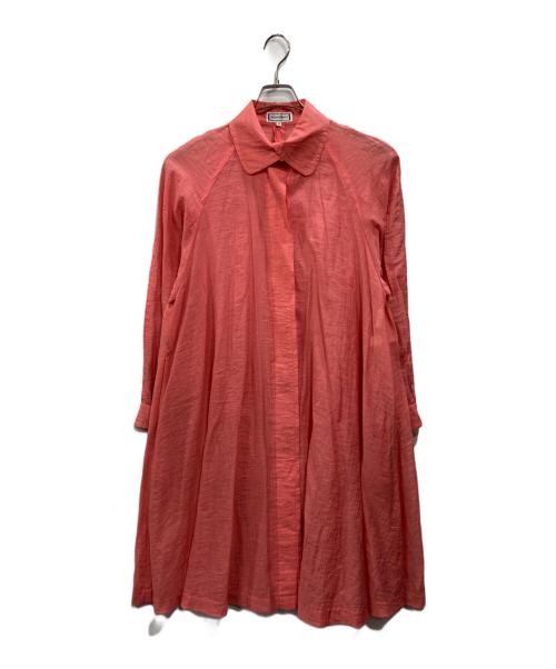 Yves Saint Laurent（イヴサンローラン）Yves Saint Laurent (イヴサンローラン) シアーコート ピンク サイズ:Ｓの古着・服飾アイテム