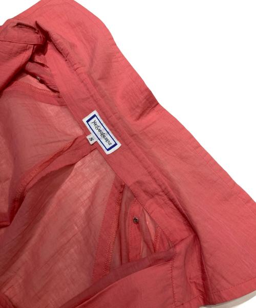 Yves Saint Laurent（イヴサンローラン）Yves Saint Laurent (イヴサンローラン) シアーコート ピンク サイズ:Ｓの古着・服飾アイテム