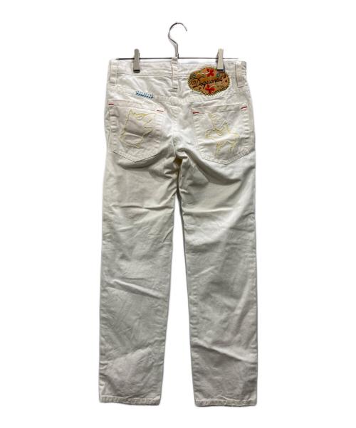 DSQUARED2（ディースクエアード）DSQUARED2 (ディースクエアード) デニムパンツ ホワイト サイズ:44の古着・服飾アイテム