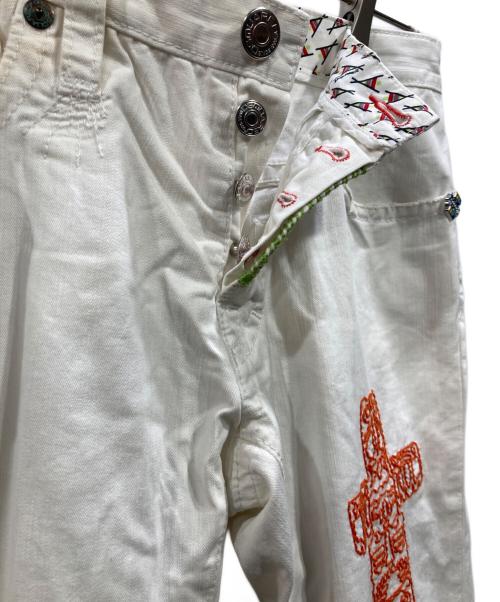 DSQUARED2（ディースクエアード）DSQUARED2 (ディースクエアード) デニムパンツ ホワイト サイズ:44の古着・服飾アイテム