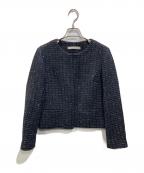 theory luxeセオリーリュクス）の古着「Navy Tweed Saran」｜ネイビー