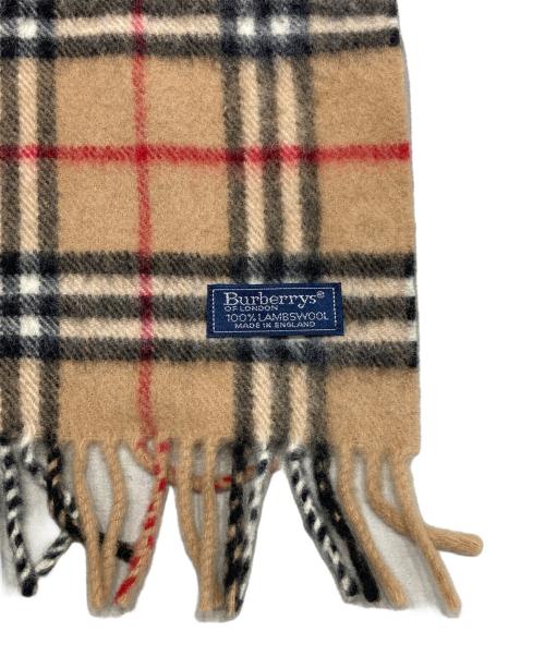 Burberry's（バーバリー）Burberry's (バーバリーズ) ノバチェックマフラー ブラウンの古着・服飾アイテム