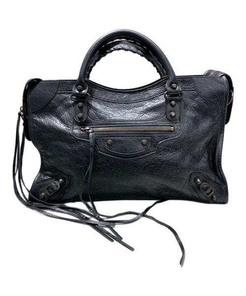 BALENCIAGA（バレンシアガ）BALENCIAGA (バレンシアガ) ザ・シティ エディターズバッグ ブラックの古着・服飾アイテム